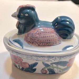 VINTAGE NWOT Ben Rickett Chinese Porcelain Candy/Trinket Dish